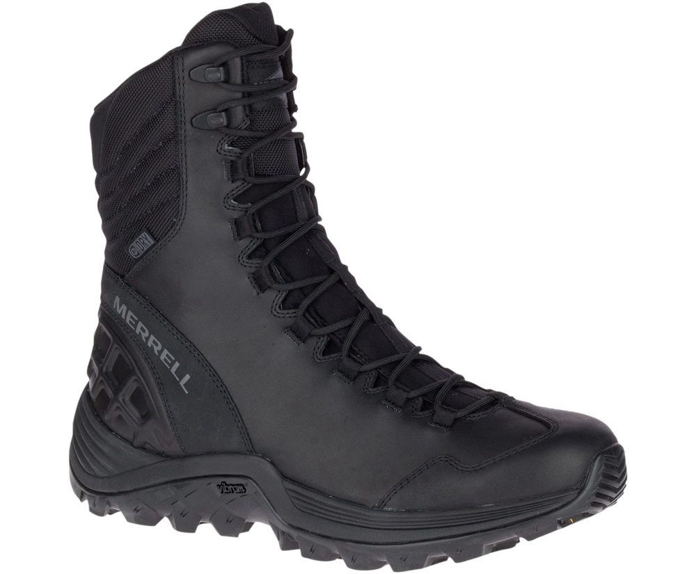 Merrell Boots Black - Thermo Rogue Tactical Waterproof Ice+ - Womens 48QEWKUIH